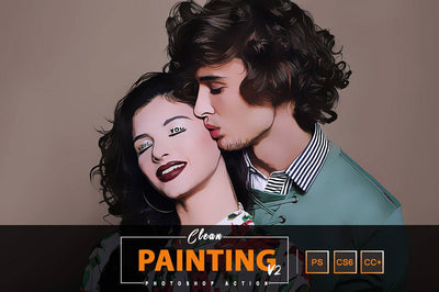 The Impressive Oil Painting Photoshop Actions Bundle - Artixty