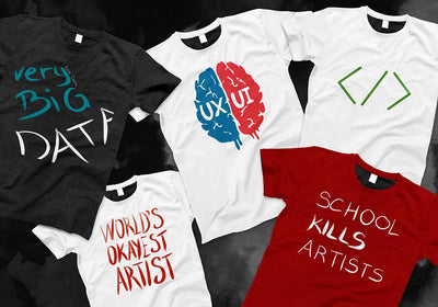 264 Hand Drawn T-shirt Designs Mega Bundle - Artixty