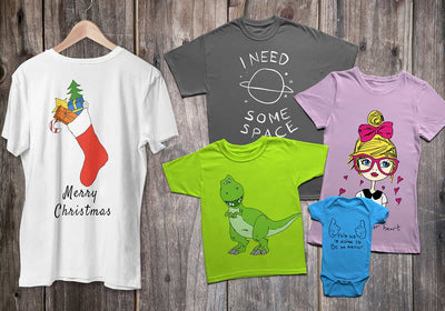 264 Hand Drawn T-shirt Designs Mega Bundle - Artixty