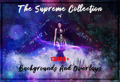 13,000+ Supreme Overlays & Backgrounds Bundle - Artixty