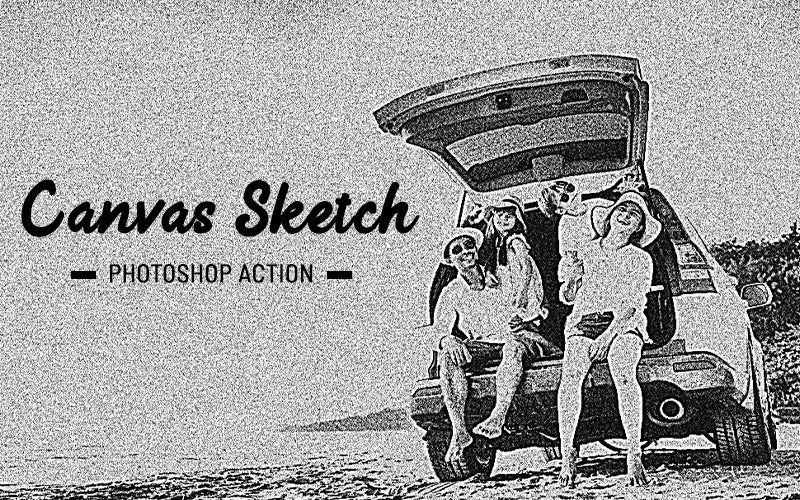 31 Trendy Sketch Photoshop Actions Bundle