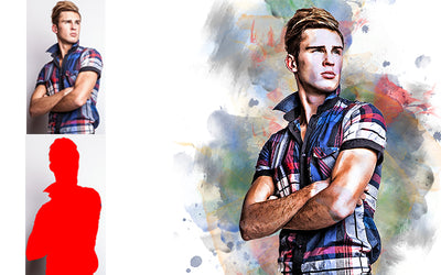 12-in-1 High Tech Photoshop Actions - Artixty