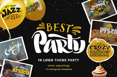 1700+ Fashionable Logos Lettering Bundle For Kids - Artixty
