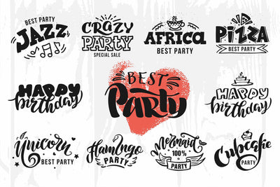 1700+ Fashionable Logos Lettering Bundle For Kids - Artixty