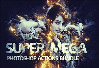 Super Mega Photoshop Actions Bundle - Artixty
