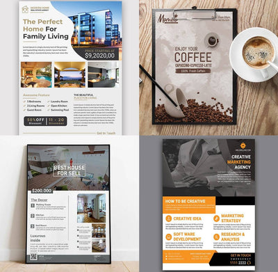 120+ Vibrant Flyer Templates Bundle - Artixty