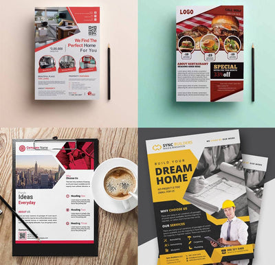 120+ Vibrant Flyer Templates Bundle - Artixty