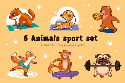 The Big Bundle Of 900+ Lovable Animals Illustrations - Artixty