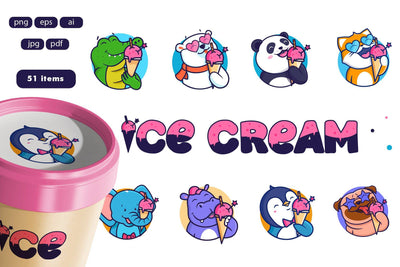 The Big Bundle Of 900+ Lovable Animals Illustrations - Artixty