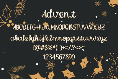 The Joyful Christmas Fonts Bundle - 25 Exclusive Fonts - Artixty