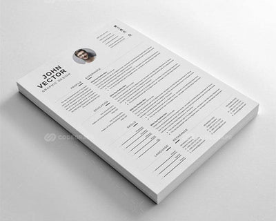The Refined Resume Templates Bundle - 100 Designs - Artixty