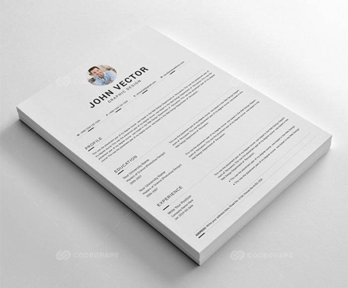The Refined Resume Templates Bundle - 100 Designs - Artixty