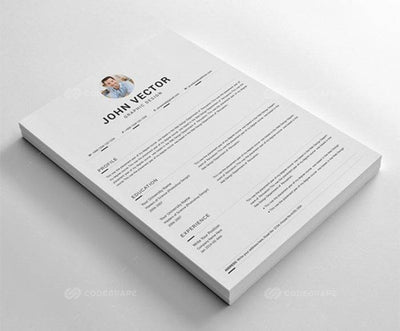 The Refined Resume Templates Bundle - 100 Designs - Artixty