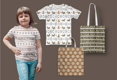 The Cheerful Christmas Seamless Patterns Bundle - Artixty