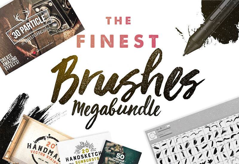 The Finest Photoshop Brushes Bundle - 600+ Brushes - Artixty