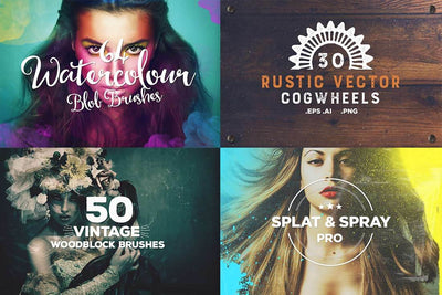 The Finest Photoshop Brushes Bundle - 600+ Brushes - Artixty
