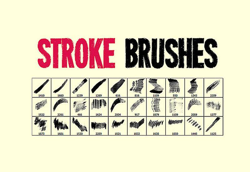 140 Fabulous Splatter Brush Strokes Collection - Artixty