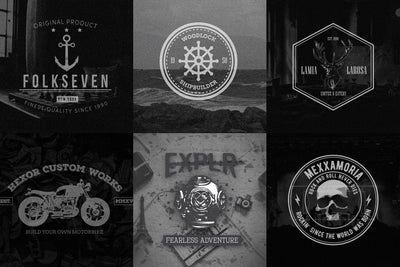 150 Exquisite Vintage Logo And Badge Bundle - Artixty