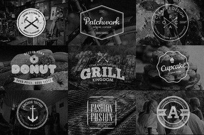 150 Exquisite Vintage Logo And Badge Bundle - Artixty