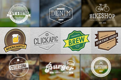 150 Exquisite Vintage Logo And Badge Bundle - Artixty