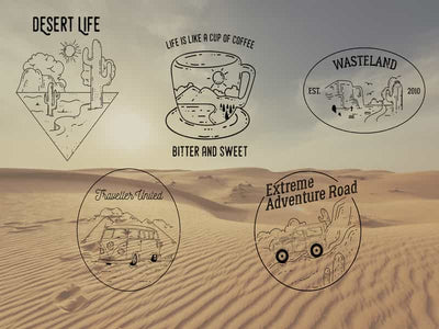150 Exquisite Vintage Logo And Badge Bundle - Artixty