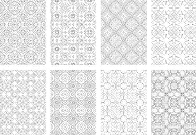 2500 Premium Quality Geometric Pattern Pages Bundle - Artixty