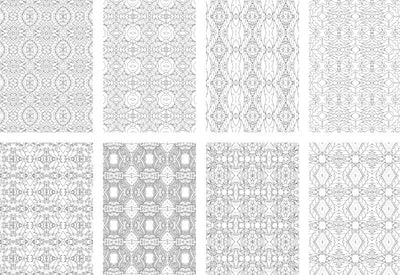 2500 Premium Quality Geometric Pattern Pages Bundle - Artixty