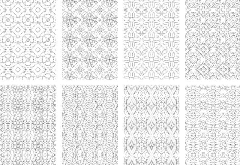 2500 Premium Quality Geometric Pattern Pages Bundle - Artixty