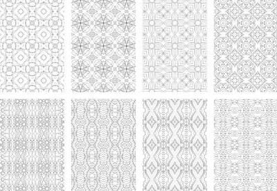 2500 Premium Quality Geometric Pattern Pages Bundle - Artixty
