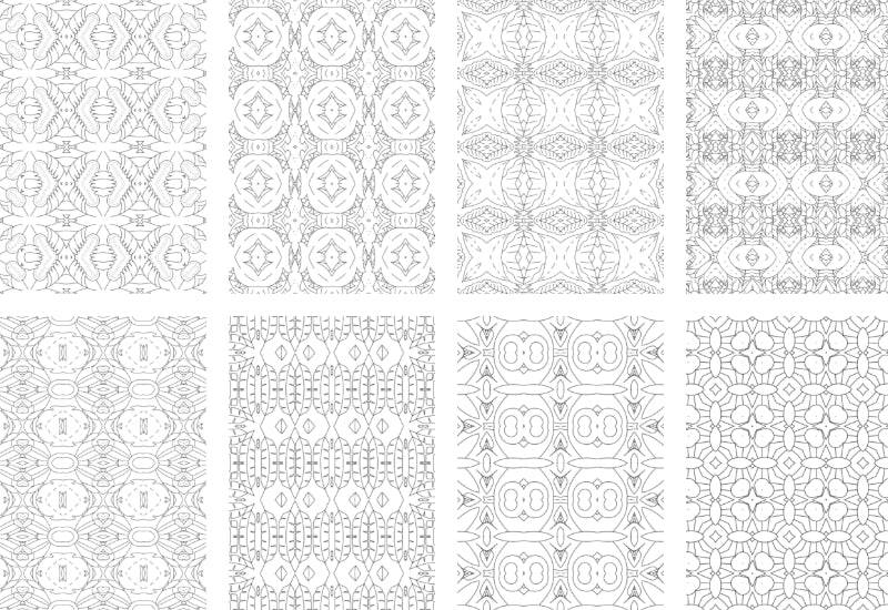 2500 Premium Quality Geometric Pattern Pages Bundle - Artixty