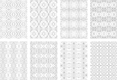 2500 Premium Quality Geometric Pattern Pages Bundle - Artixty