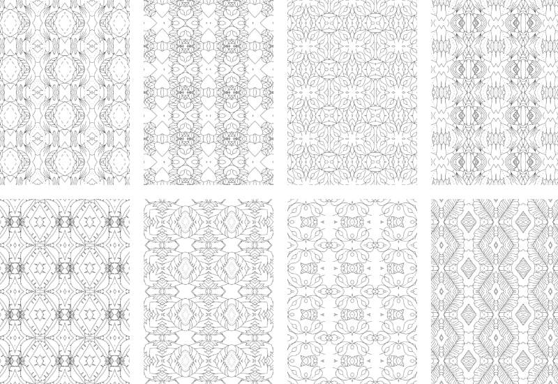 2500 Premium Quality Geometric Pattern Pages Bundle - Artixty