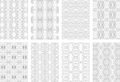 2500 Premium Quality Geometric Pattern Pages Bundle - Artixty