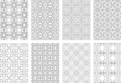 2500 Premium Quality Geometric Pattern Pages Bundle - Artixty