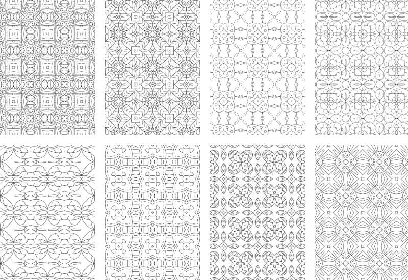2500 Premium Quality Geometric Pattern Pages Bundle - Artixty