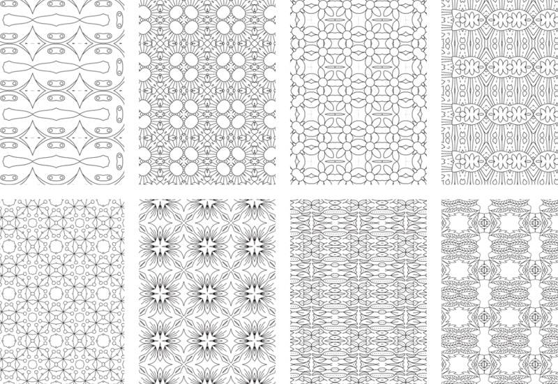 2500 Premium Quality Geometric Pattern Pages Bundle - Artixty