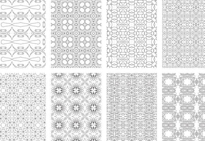 2500 Premium Quality Geometric Pattern Pages Bundle - Artixty