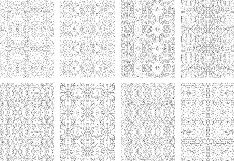 2500 Premium Quality Geometric Pattern Pages Bundle - Artixty