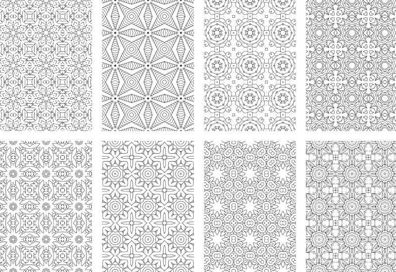 2500 Premium Quality Geometric Pattern Pages Bundle - Artixty