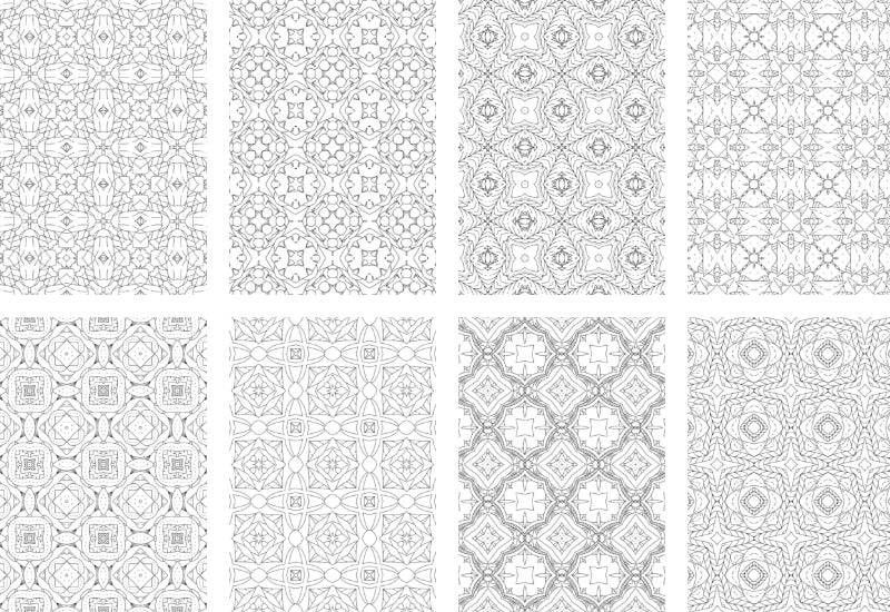 2500 Premium Quality Geometric Pattern Pages Bundle - Artixty