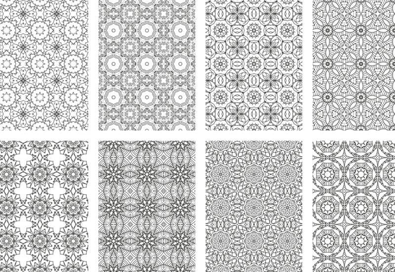 2500 Premium Quality Geometric Pattern Pages Bundle - Artixty