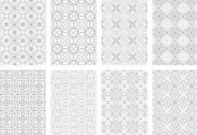 2500 Premium Quality Geometric Pattern Pages Bundle - Artixty