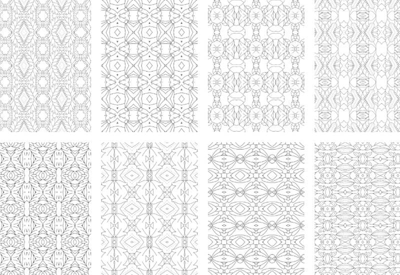 2500 Premium Quality Geometric Pattern Pages Bundle - Artixty