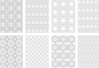 2500 Premium Quality Geometric Pattern Pages Bundle - Artixty