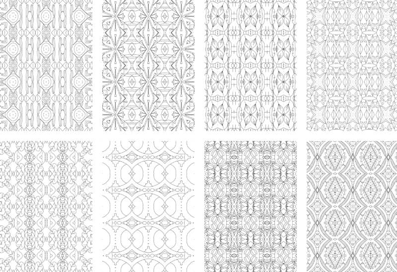 2500 Premium Quality Geometric Pattern Pages Bundle - Artixty