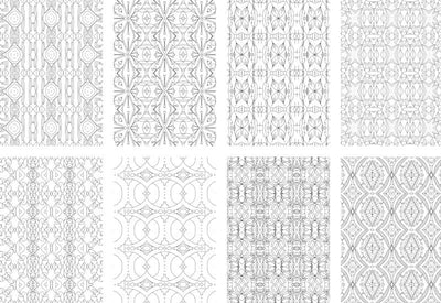 2500 Premium Quality Geometric Pattern Pages Bundle - Artixty
