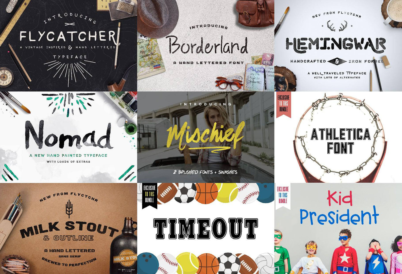 Ultra Premium Font Bundle With 500+ Design Resources - Artixty