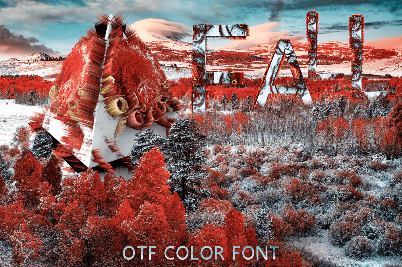 The Colorful Font Bundle - 21 OTF Fonts - Artixty