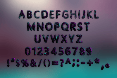 The Colorful Font Bundle - 21 OTF Fonts - Artixty