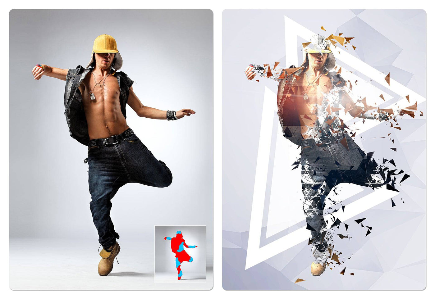 10-In-1 Lighting Explosions Photoshop Actions Bundle - Artixty